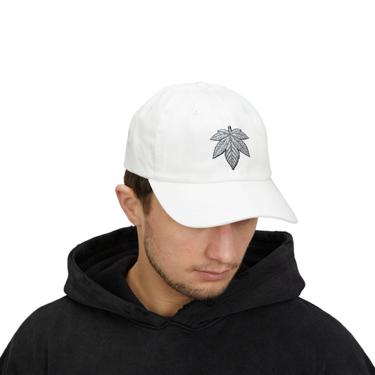 Dad Cap — 'Heavy' Leaf Embroidered Baseball Hat