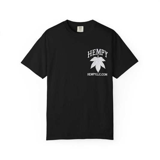 Hempy Leaf Outline T-shirt | Hemp Leaf Graphic T-shirt